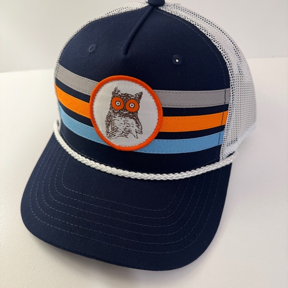 HOOTERS Design Logo Owl Mesh Baseball Cap Hat UF Gator Colors NWT - Picture 11 of 11